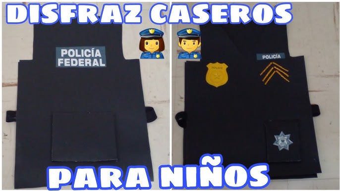 COMO HACER CHALECO FBI / GORRO DEL FBI 