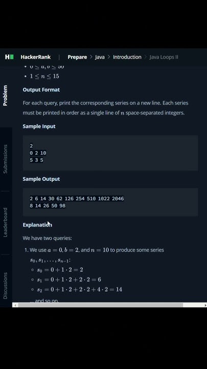 Java Programming: Loops II | Day 7/30 | Q7 | #hackerrank - YouTube