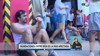 Inundaciones en Entre Rios . Salto Grande al límite. Diciembre de 2015