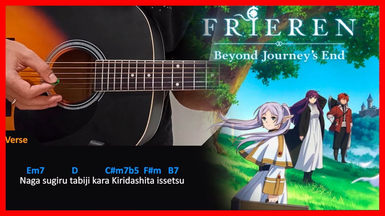 Frieren: Beyond Journey's End OP - Yuusha | Acoustic Guitar Lesson Cover [Tutorial + TAB + CHORDS]