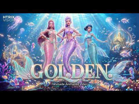 "Golden" Mermaid Version | KPop Demon Hunters | Fanmade Animated Video