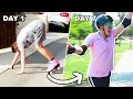 Guy Learns To Roller Skate in 7 Days