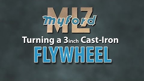 Turning a Cast Iron Flywheel for model engineering