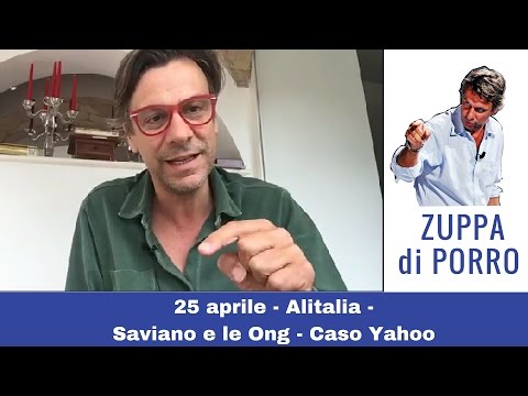 Liberazione? Dobbiamo liberarci dall'Anpi. E sulle Ong dite a Saviano... (26 aprile 2017)