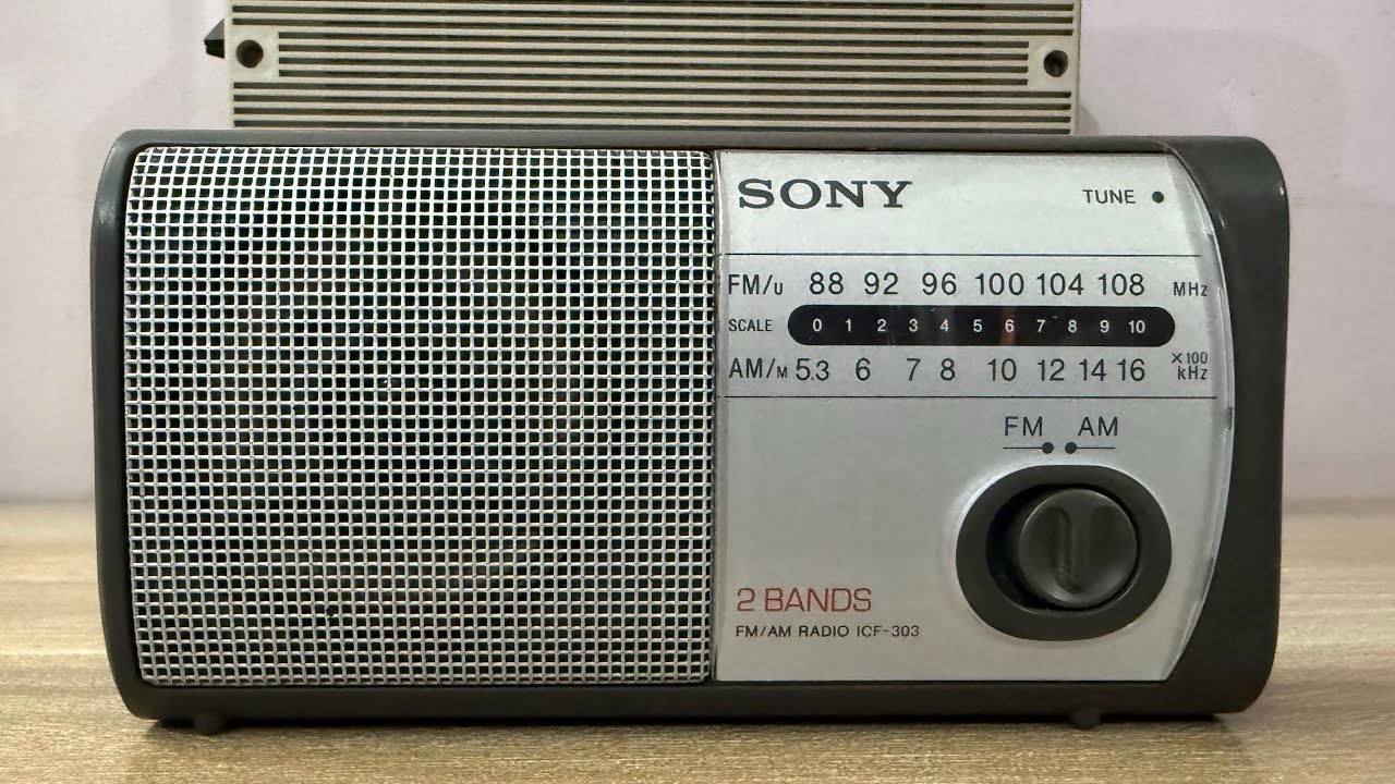 Sony ICF 303 Pocket Radio review - YouTube