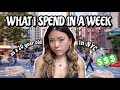 What I Spend in a Week as a 20 Year Old in NYC