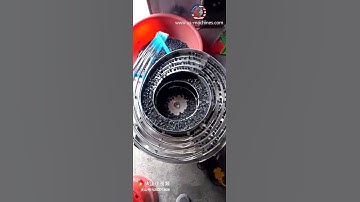 Small size rubber ring vibrating bowl sorting machine running video