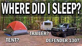 We Took the Defender 130 Camping and This Happened!