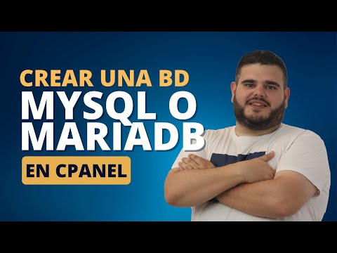 ✅  Cómo crear una base de datos MySQL o MariaDB en cPanel