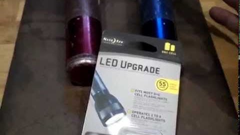 Nite Ize LED upgrade Maglite Comparison