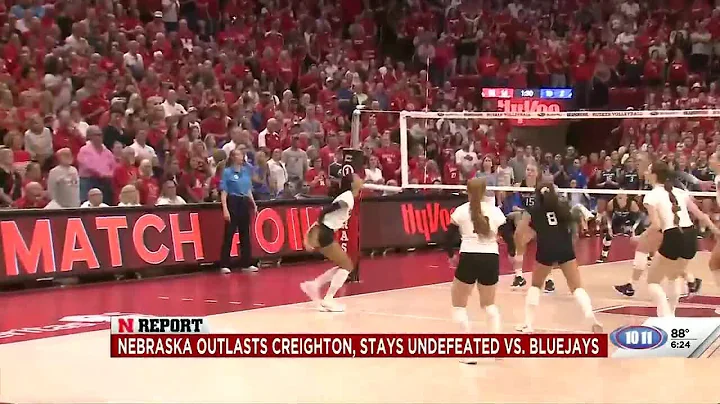 Nebraska outlasts Creighton, stays undefeated vs. Bluejays