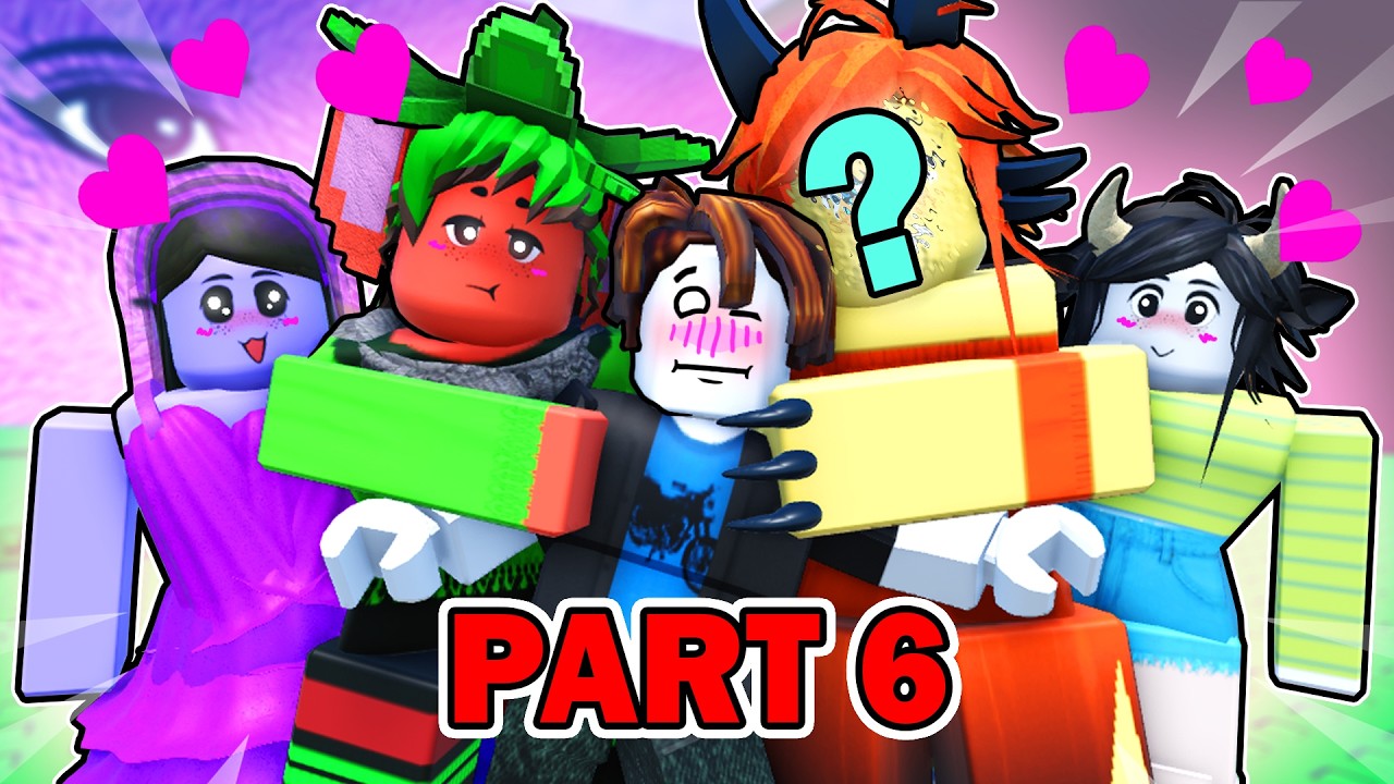 ESCAPE TSUNAMI, BUT THERE ARE ONLY GIRLS!? (Part 6) Roblox Animation