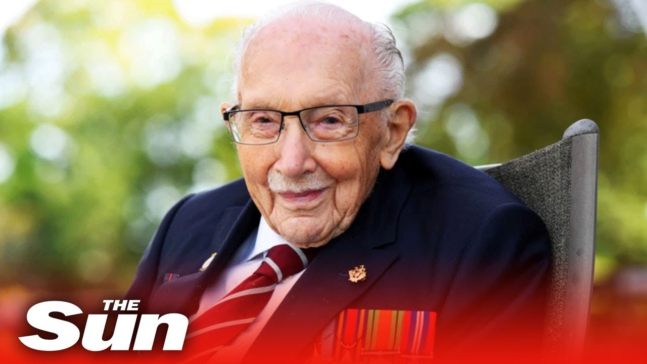 Live: Captain Sir Tom Moore’s funeral with soldier pallbearers & gun salute