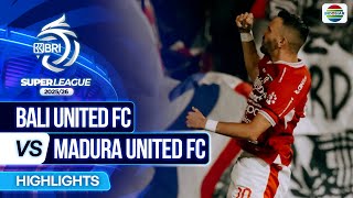 Bali United FC VS Madura United FC - Highlights | BRI Super League 2025/26