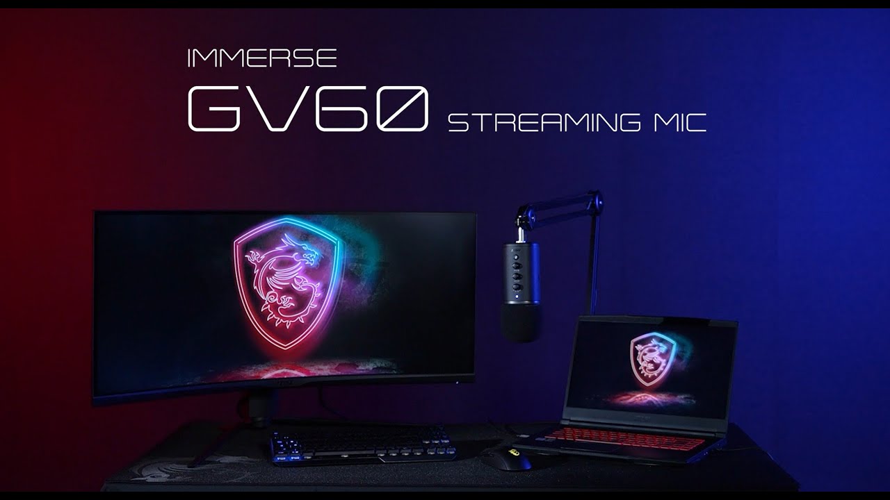 MSI IMMERSE GV60 STREAMING MIC