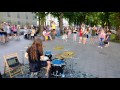 Одесса, июнь 2016, уличные музыканты, Барабаны Страдивари 45 (глазами барабанщика)