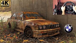 Rebuilding BMW E30 M3 | FORZA HORIZON 6 Steering Wheel Gameplay screenshot 5