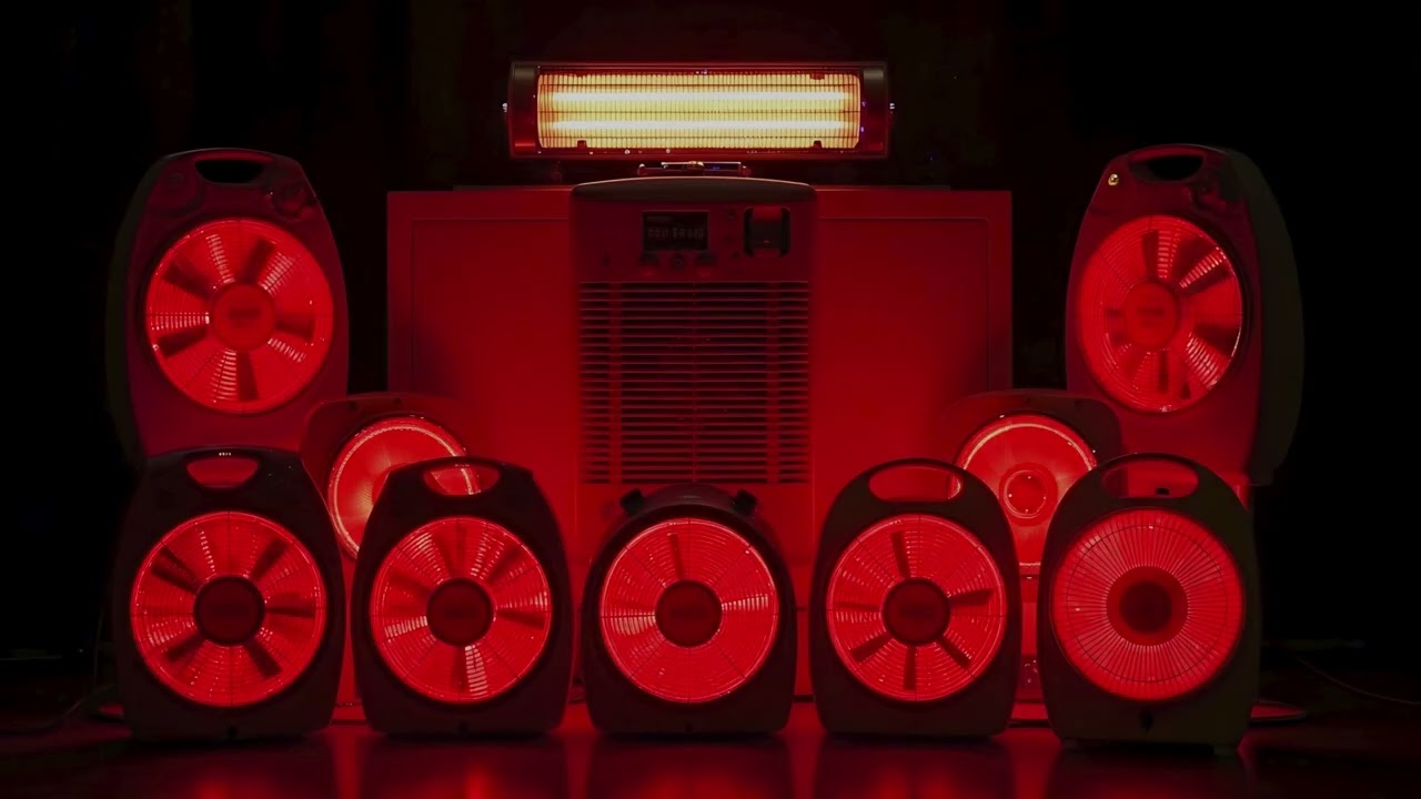 9 COZY Fan Heater Sounds with Deep Box Fan Noise for Instant Sleep | 528 Hz Sleep Calm