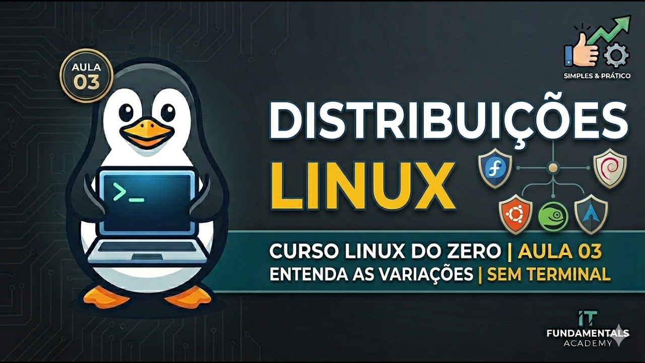 O que é uma Distribuição Linux? | Curso Linux do Zero – Aula 03 - YouTube
