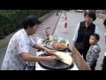 Chinese street food  jian bing        chinese fast food