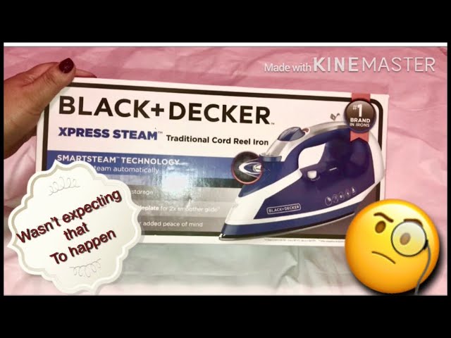 Black & Decker Professional Steam Iron Review – Shannon Fraser Designs