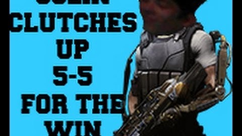 Colin Clutches Up 5-5 For The Win! 4v4 MLG SnD CoD AW Gameplay