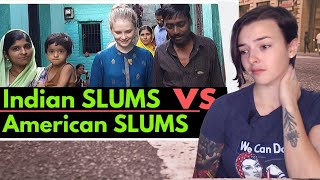 Indian Poor and American Poor | A Shocking Difference | Karolina Goswami | REACTION | Indi Rossi