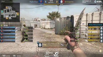 CS GO   GuardiaN & Olofmester   1st Game in FaZe Clan vs G2