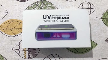 Multi-functional UV Sterilizer and Wireless Charger Unboxing