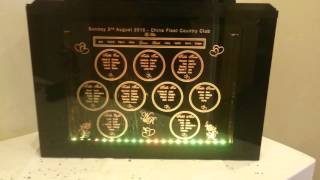 Laser Engraved Led Lit Table Plan In A Fish Tank