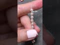 1 minute how to make beaded bracelet making bracelet with 4mm pearls