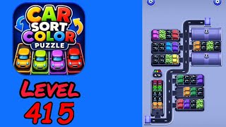 Car Sort Color Puzzle Level 415 Walkthrough