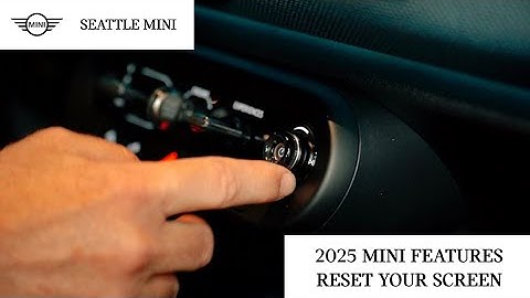 Resetting your Smart Screen | 2025 MINI Hidden Features