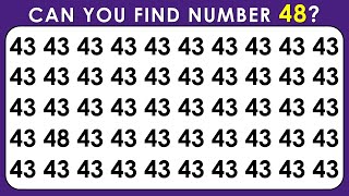 HOW GOOD ARE YOUR EYES? | CAN YOU FIND THE ODD NUMBERS? l Puzzle Quiz - #2