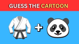 Guess the Cartoon by Emoji 🤔 | 50 Cartoon Quiz