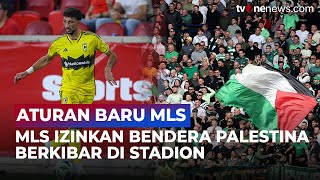MLS Restui Suporter Kibarkan Bendera Palestina di Markas Columbus Crew | OneNews Bola