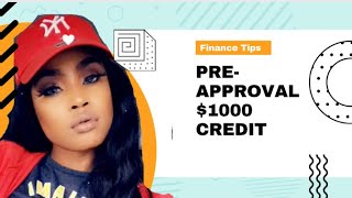 Get pre-qualified instantly $1000 credit line for bad credit