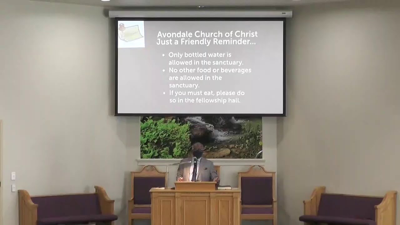 Avondale Church of Christ Live Stream - Bro. Ralph Williams  - 9/20/20 - 10 AM