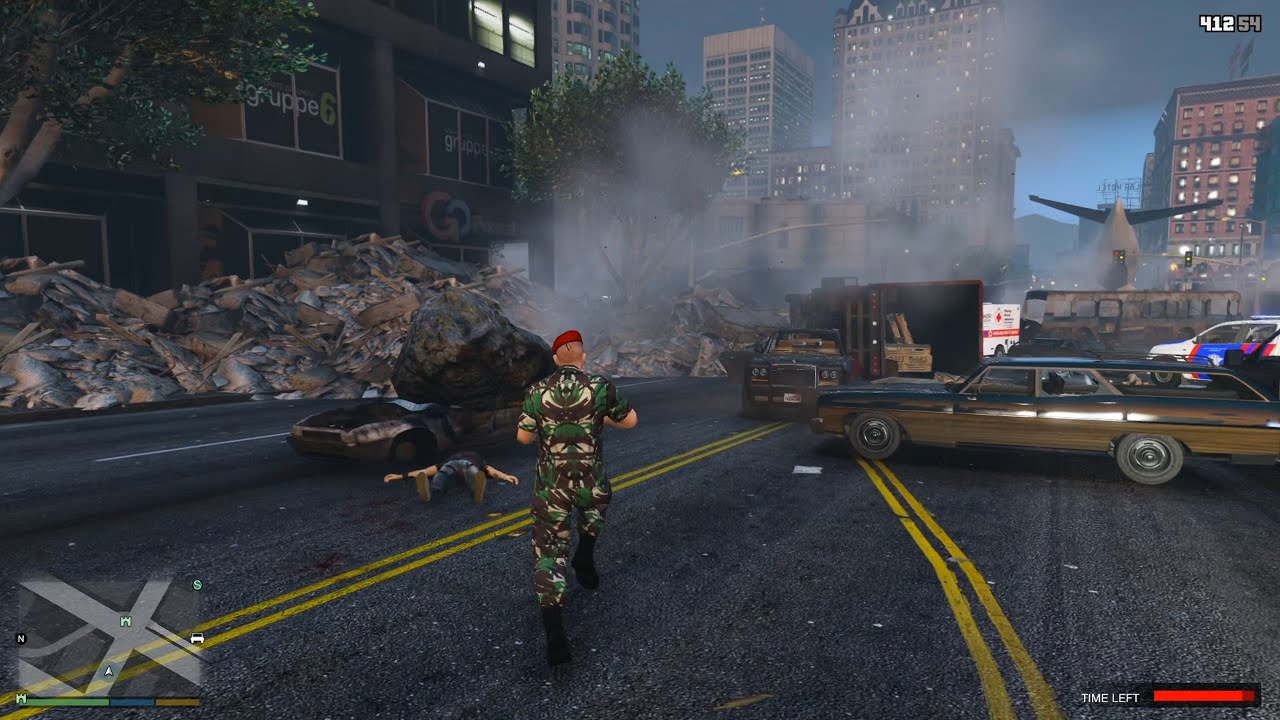 TNI Terjebak Di Kota Mati Penuh Zombie! GTA 5 Mod Zombie Survival Indonesia