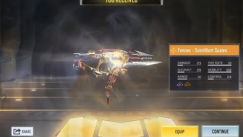 Fennec - Scintillant Scales in DRAGON‘S SCALES Lucky Draw | Codm | DF乂wanted