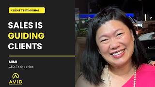 Information What Sales Really Means | Mimi, CEO of TK Graphics, on Avid’s Sales MasterCLASS News