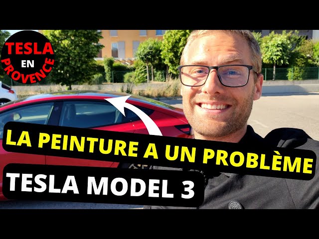 La rouille, l'antirouille et les problèmes de peinture sur la Tesla Model 3