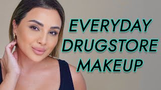 How to create a SIMPLE everyday makeup look using DRUGSTORE makeup | Nina Ubhi