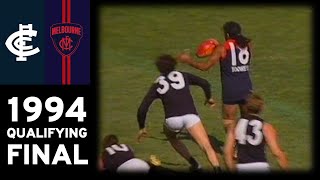 1994 AFL Qualifying Final - Carlton Vs Melbourne (Extended Highlights)