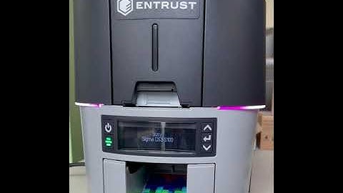 How to Print a Test Card from the Entrust Sigma DS3 LCD Screen