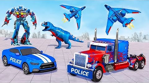 Police Truck Robot Game || 3D Unity Game || Best || Latest || Dino