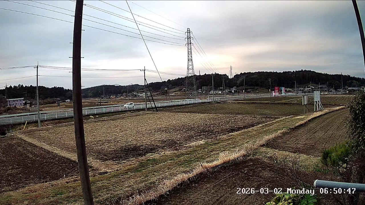 茨城県笠間市上市原ライブカメラ Ibaraki Kasama Live camera.World.cam.