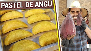 Pastel de Angu com Coração de Bananeira