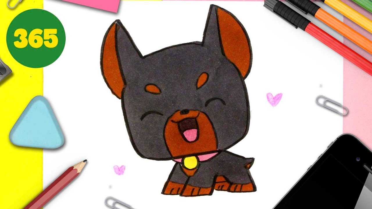 COMMENT DESSINER UN CHIEN KAWAII 🐶 comment dessiner un chiot très