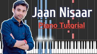 Jaan Nisaar ( Kedarnath ) || Piano Tutorial +  Midi File || Shushant Singh Rajput || dkaryamusic